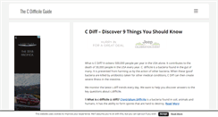 Desktop Screenshot of cdifficile.org