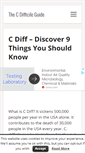 Mobile Screenshot of cdifficile.org